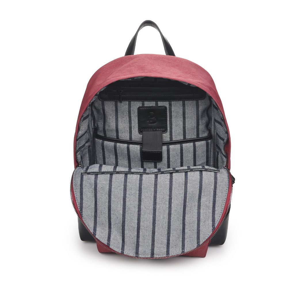 Product Image of Porter & Bond Zeke Backpack 841764107204 View 8 | Sangria